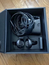 Oculus Rift S PC-Powered VR Gaming Headset Black. TESTED. FULL SET IN BOX.