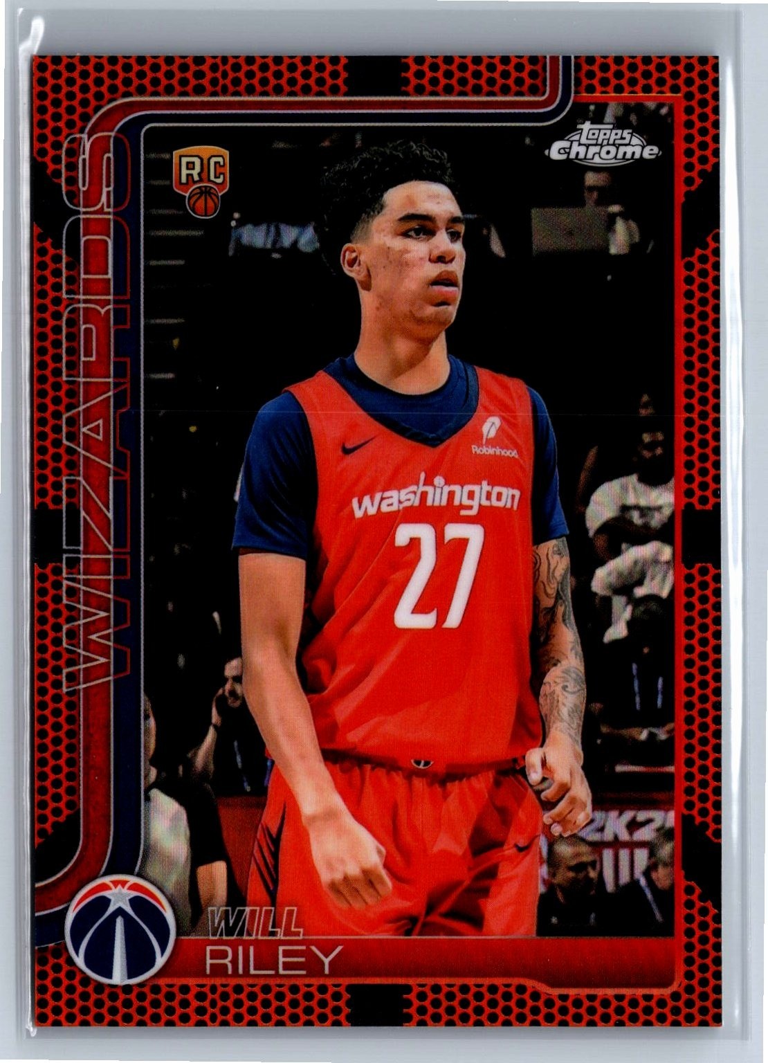 2025-26 Topps Chrome #271 Will Riley Basketball Refractor