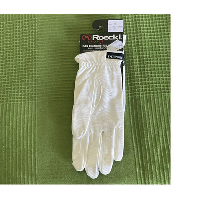 Roeckl Sports Reithandschuhe Weiß Gr. 8 Art.-Nr. 3301-208a Farbe 100