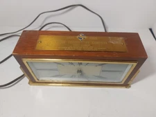 Vintage Seth Thomas Clock, Skelly Oil Award 25 Yrs 1938-1963, Working, Tyler KS