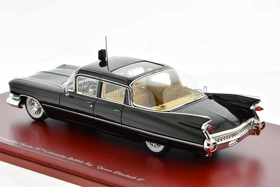 CADILLAC Series 75 Limousine QUEEN Elizabeth II (bubble top) 1958 1/43 TSM Model - Immagine 3 di 4