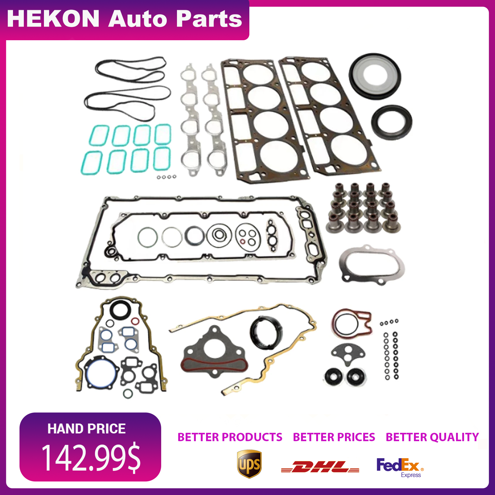 Head Gasket Set Oil seal For 06-2013 Chevrolet Corvette Convertible 7.0L V8 LS7