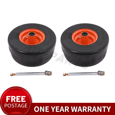 #ad 2PK Flat Free Wheel Assembly for Scag 9278 483050 482504 13X6.50 6 13X6.5X6 $132.99