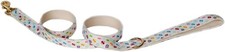 Green Pet Bonejour Leash, White Multi - Standard Size 0.98  W x 47  L 