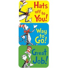 Dr. Seuss Cat in the Hat Success Stickers by Eureka