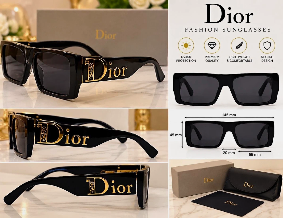 25+ Dior Black Square Sunglasses for Women for sale | Updated Oct 2026