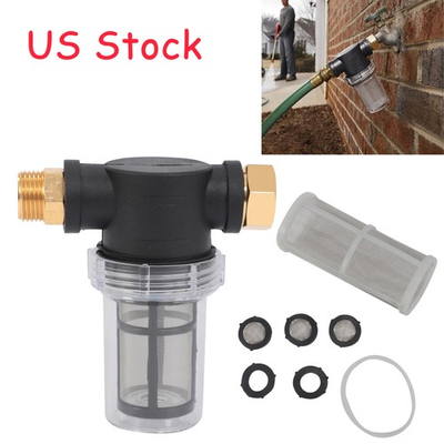 #ad Garden Hose Filter for Pressure Washer Inlet Water Inline Filter for Sediment $5.04