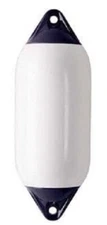 F4 Polyform Norway Yacht / Boat Fender F Series White With Blue Twin Eye Design