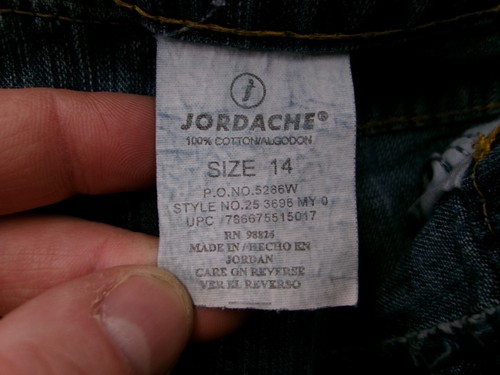 Jordache Jeans Youth 14 Blue Denim Flare Leg Causal Y2K Faded Causal Everyday - Picture 9 of 14