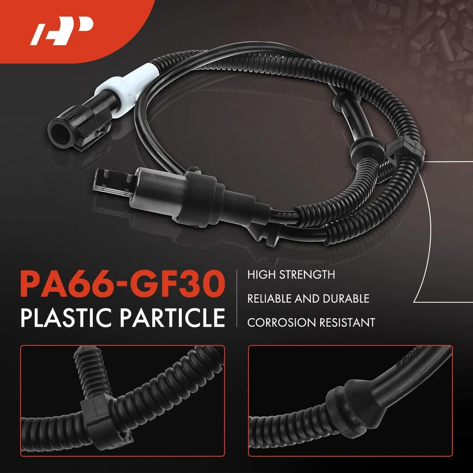 Sensor de velocidad de rueda ABS delantero L/R A-Premium para Ford Lincoln Mercury Marauder Foto 4 de 4