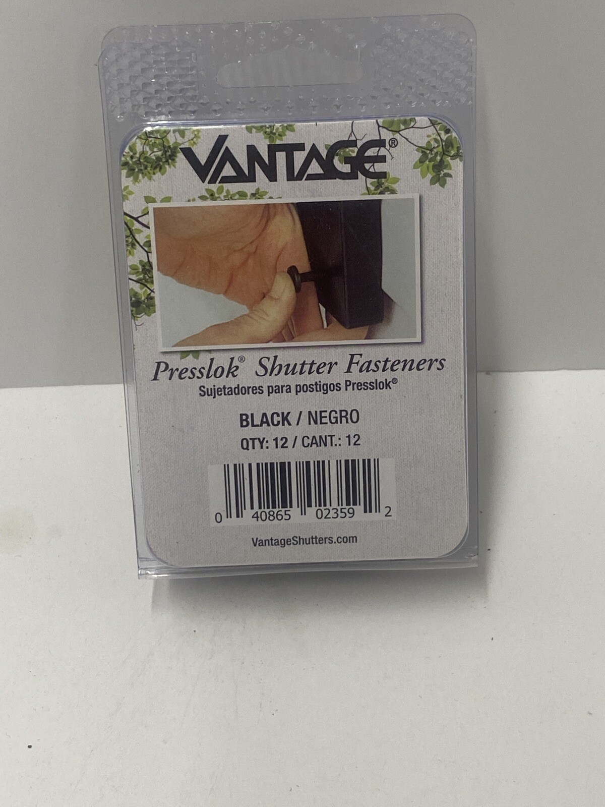 Vantage Presslok Shutter Fasteners Black 12 3” Fasteners eBay