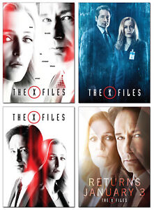 The X Files Season 11 4 Card Promo Set Fox Mulder Dana Scully Ebay