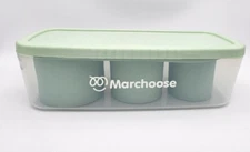 Ice Cube Tray Green For Tumbler Cup, Soft Silicone Tumbler Ice  Cube Mold W/Lid