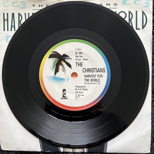 The Christians – Harvest For The World 7'' Vinyl 1998 1st CLEANED/PLAY TESTED VG - Picture 2 of 5