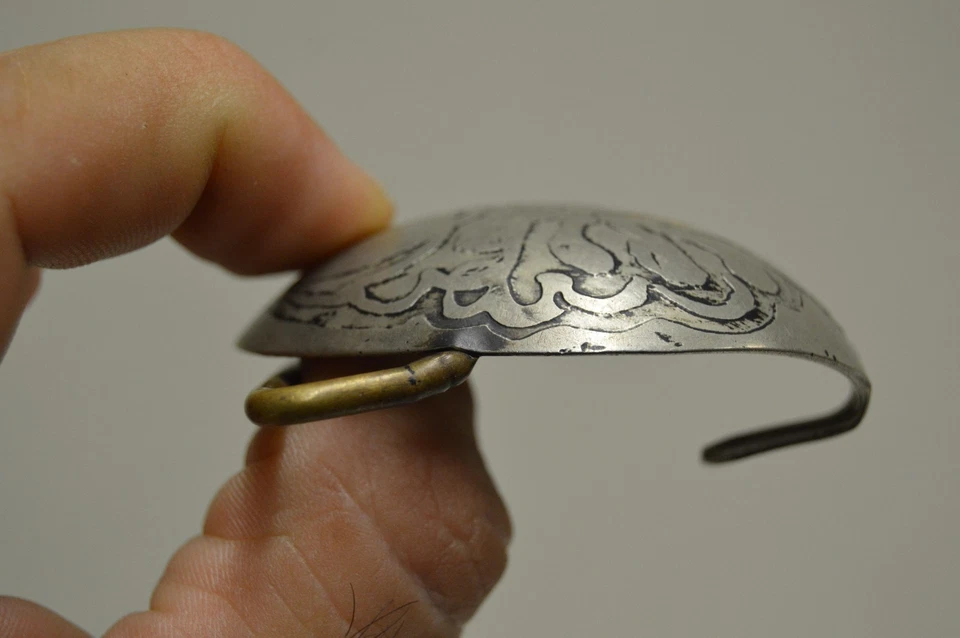 Vintage Small Women's Custom Handmade Metal BOHO Hippie Belt Buckle Rare - Image 3 of 4