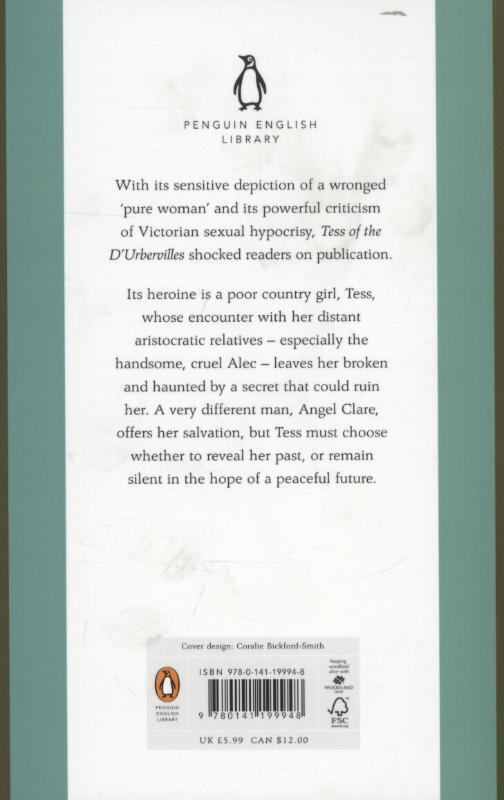 Thumbnail - Tess Of The D'urbervilles | Thomas Hardy | Taschenbuch | The Penguin