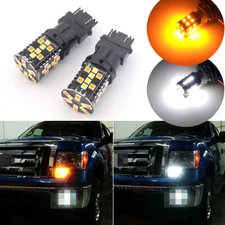 No Hyper Flash Switchback LED Bulbs for Ford F-150 F-250 F-350 Turn Signal Light