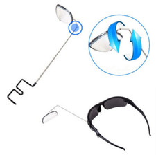 Bike Mirrors Helmet Eyeglass Mount Rearview Rear View Eyeglass Bicycle  Mirror 