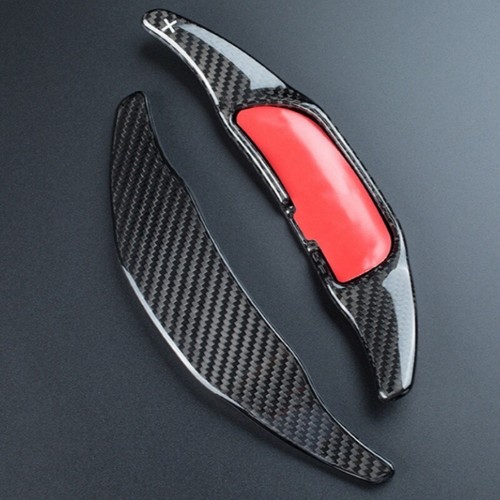 Carbon Fiber Car Steering Wheel Shifter Paddle For Benz AMG A45 E53 C63 S65 GLC - Picture 4 of 6