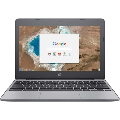HP Chromebook 11-Inch Laptop, Intel Celeron N3060 Processor, 2 GB SDRAM, 16GB