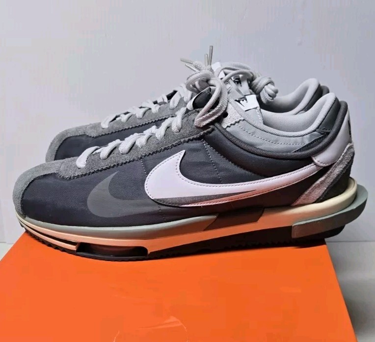 SACAI X NIKE Nike Zoom Cortez SP x Sacai Iron Grey Uomo Taglia 15 DQ0581 001 Nuove!