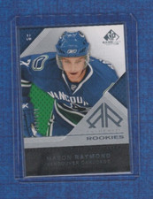 2007-08 Upper Deck SP Game-Used Hockey Rookie Card 738 /999 # 103 Mason Raymond