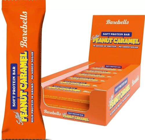Barebells Protein Bar Salted Peanut Caramel 12 Bars Barebell Bars EXP: 3/22/25