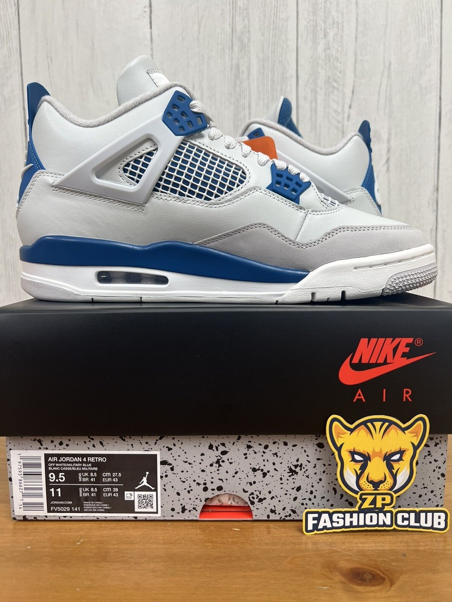Air Jordan 4 Retro Military Industrial Blue FV5029-141 IN Air Jordan 4 Retro Military Industrial Blue FV5029-141 IN