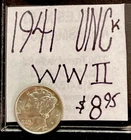 1941 P Mercury Silver Dime (UNC) Uncirculated Condition. WWII Era. ENN Coins