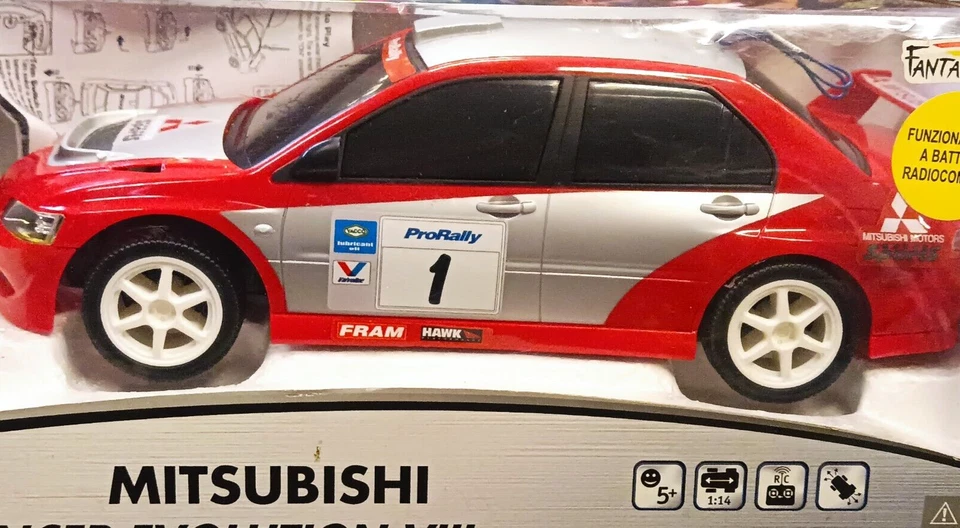 Mitshubishi Lancer Evolution VIII RALLY  - 1/14 RC Model - 6V. - ZAP TOYS - Immagine 2 di 4