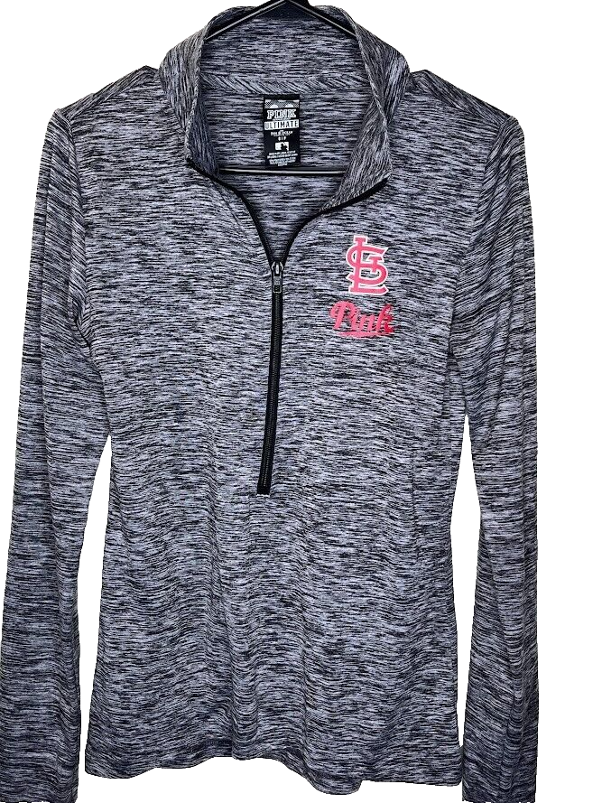 Victoria Secret Pink Ultimate St Louis Cardinals Long Sleeve Pullover ...