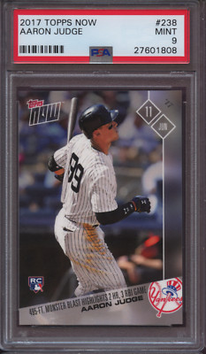 2017 Topps Now - Aaron Judge #238 /8623 (RC) for sale online | eBay