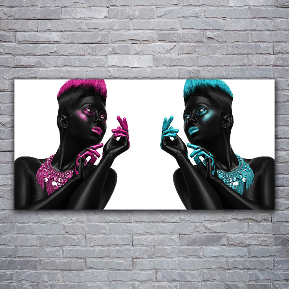 Impression sur verre acrylique Art Figures pour décoration murale grand salon moderne