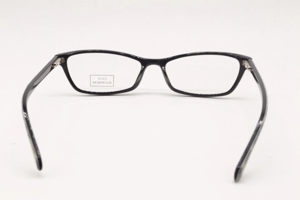 NUEVAS GAFAS DE DISEÑADOR AUTÉNTICAS MANCHAS NEGRAS LULU GUINNESS L885 52-16 Foto 4 de 4