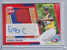 2022 Panini Elite Extra ENYER CEPEDA DPL Minnesota Twins PATCH AUTO #d /149