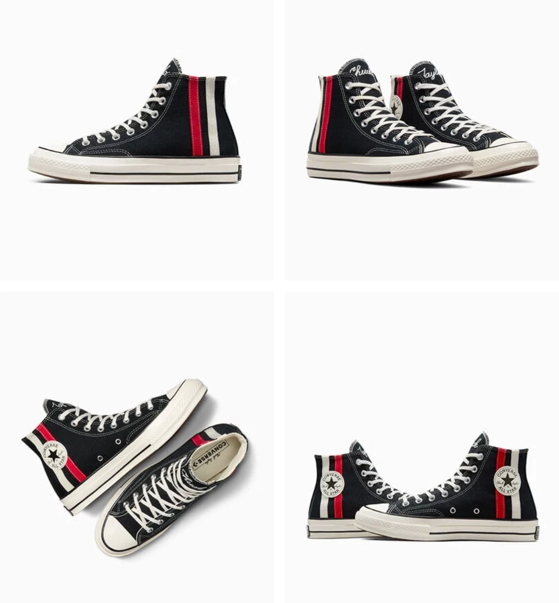 Converse Chuck 70 High Archival Stripes - Vintage White for Sale