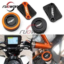 CNC Rear Front Brake Fluid Reservoir Cap Cylinder cover For Duke 125 200 250 390