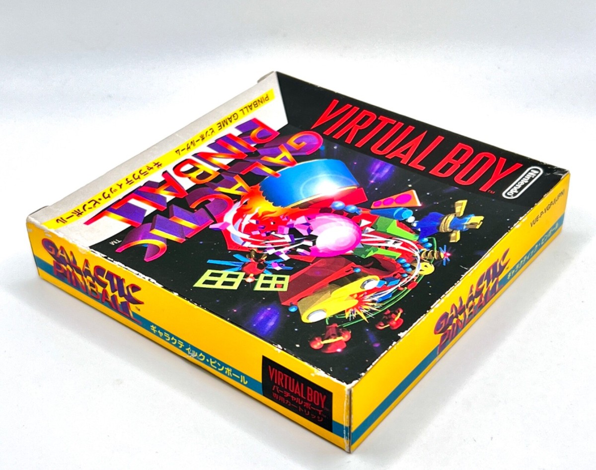 ギャラクティックピンボール　バーチャルボーイ　任天堂 RARE MINT 1995 GALACTIC PINBALL Nintendo VIRTUAL BOY