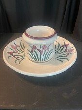 The Gourmet Potter Large Platter Bowl With Chip and Dip Chiller Warmer