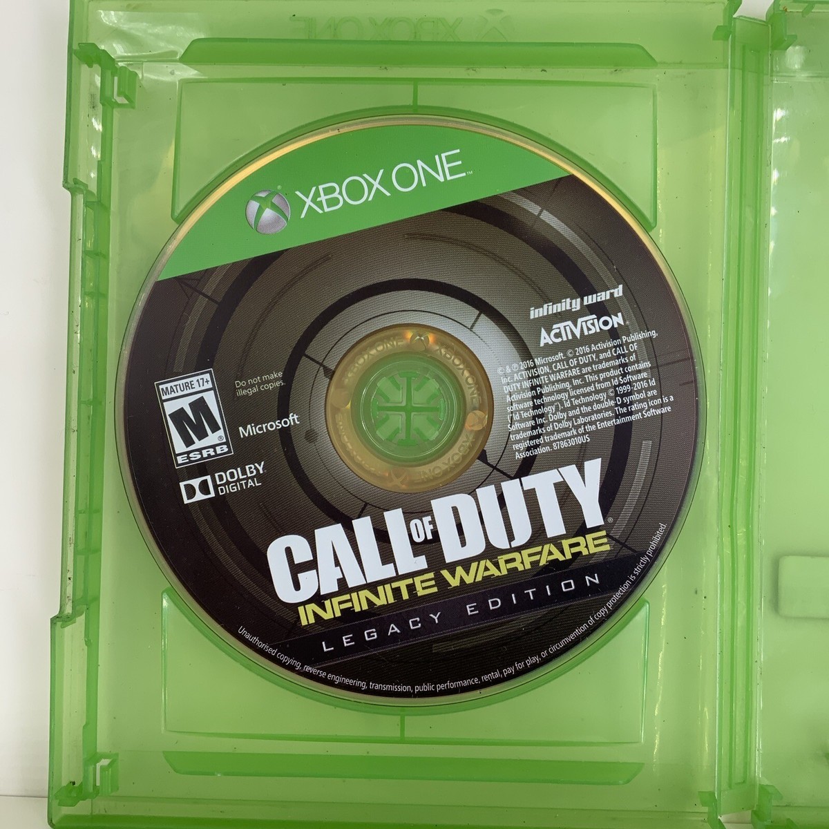 Call Of Duty: Infinite Warfare Legacy Edition For Xbox One Disc