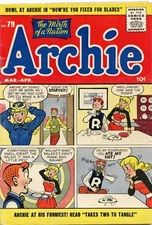 Archie Comics #79 Comic Book VG- 3.5 Archie Comics 1956 See My Store
