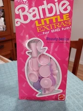 Barbie Little Extras Beauty Basics Vtg 1991 Mattel #2457 Dollhouse Accessories