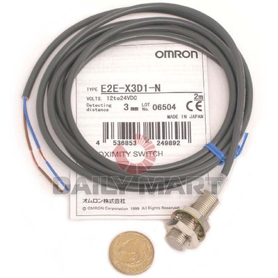 NEW Omron E2E-X3D1-N 2M 2-Wire Standard Proximity Sensor 12~24VDC