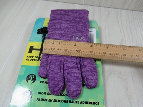 Girls Boys kids Purple HEAD Touchscreen gloves small 4-6 grip palm new - Picture 5 of 6