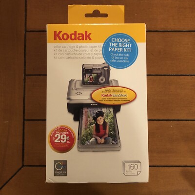 Kodak PH-160 EasyShare Printer Dock Color Cartridge Photo Paper Refill  Kit