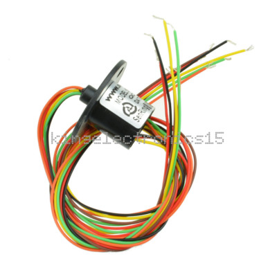 12.5mm 300Rpm 6 Wires CIRCUITSx2A Capsule Slip Ring AC 240V F Monitor Robotic