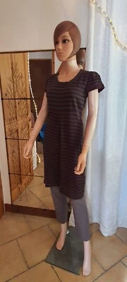 Robe chaude rayé femme "Naf Naf" taille S - Photo 1/4