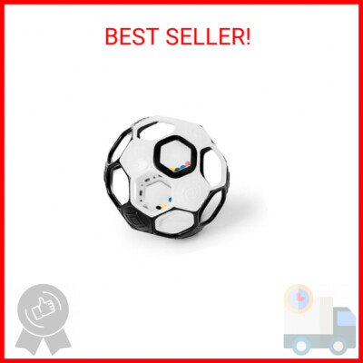 Bright Starts Oball Grippin' Goals Rattle Soccer Ball - Black & White, Easy-Gras