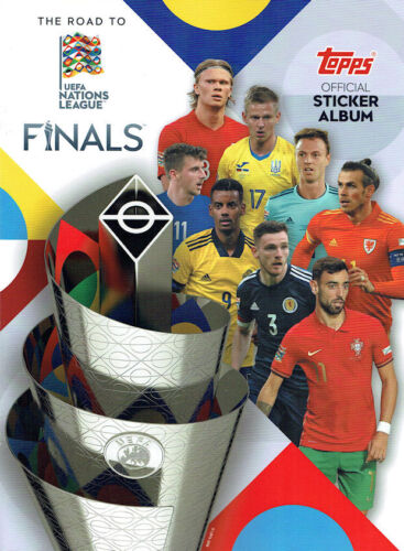Road To UEFA Nations League Finals Album + Set Complet 244 stickers Topps 2022