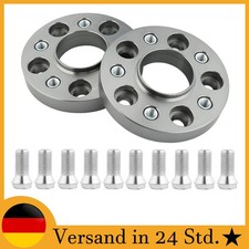 Spurverbreiterung Spurplatten Passend für BMW 5x120 Ø72,5 2x25mm 50mm Silver